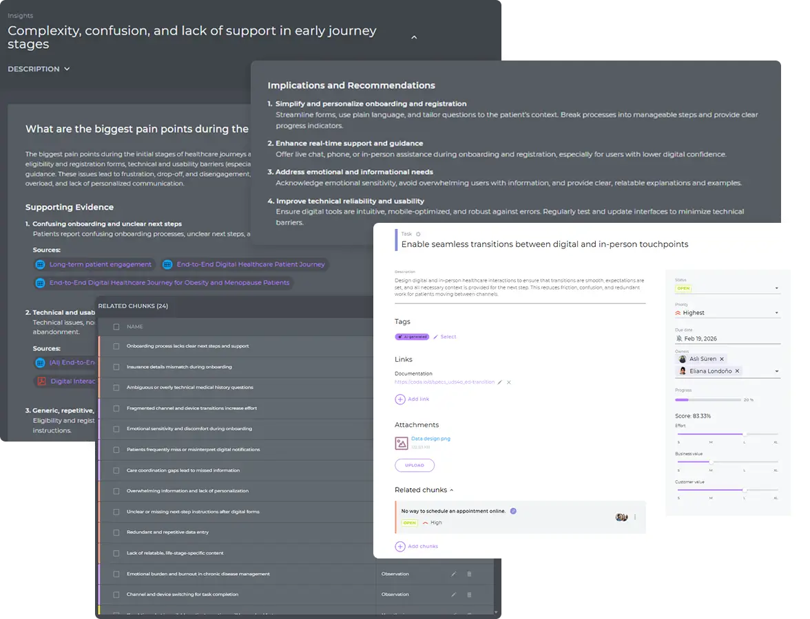 examples of AI-powered CX insights