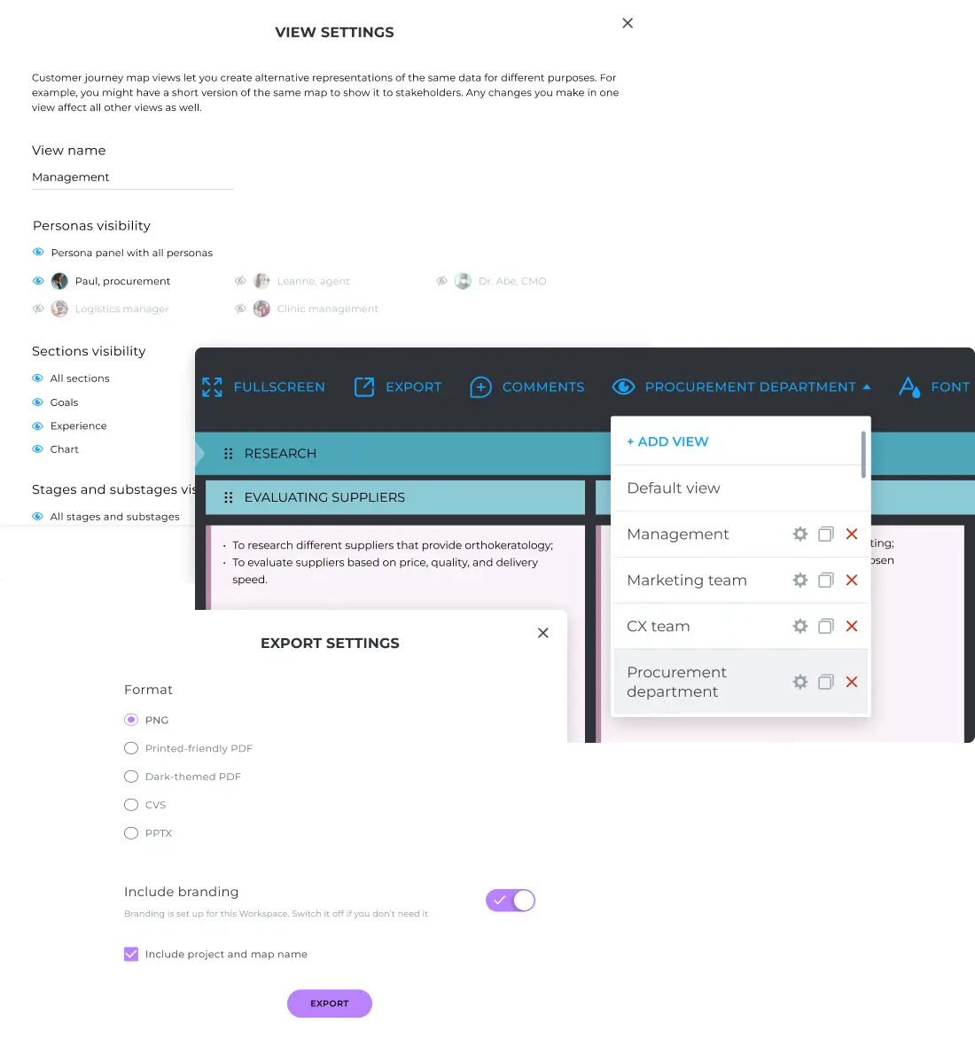 Create professional journey maps